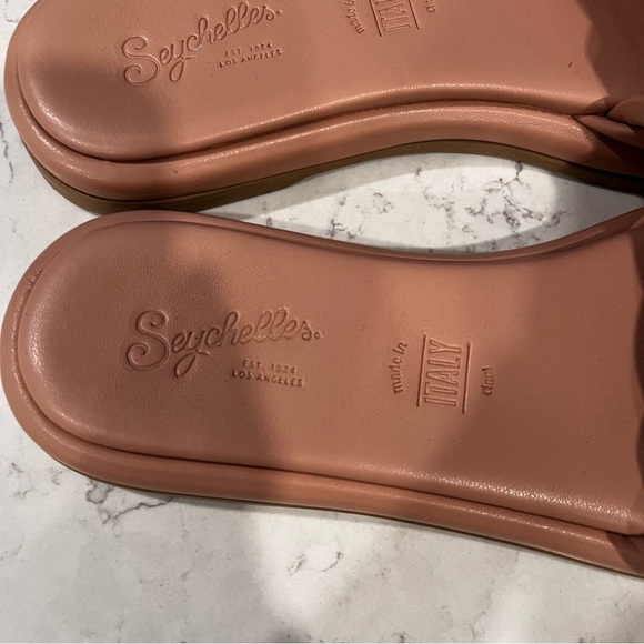 Seychelles Bellissima Womens Woven Slide Flat Sandals In Nude Vegan Leather 7.5 - Picture 7 of 10